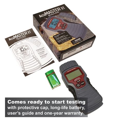 accumaster moisture meter|AccuMASTER XT Moisture Meter .